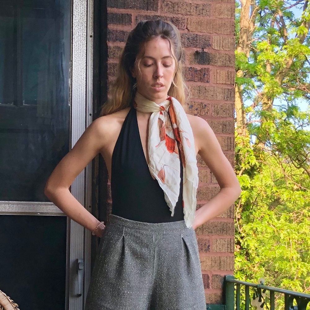 Vintage Silk Scarf - Picture 3 of 6